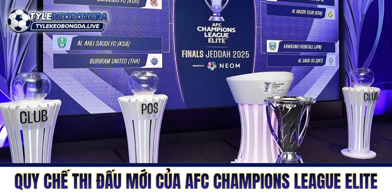Quy chế thi đấu mới của AFC Champions League Elite