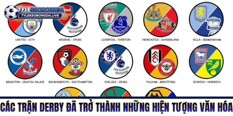 Các trận derby đã trở thành những hiện tượng văn hóa